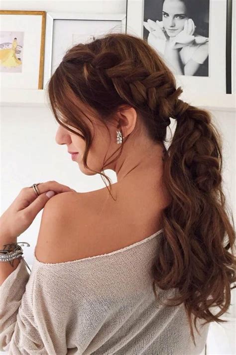 Pin By Kimberly Huaman On Prom In 2019 Luxy Hair Extensions Braided