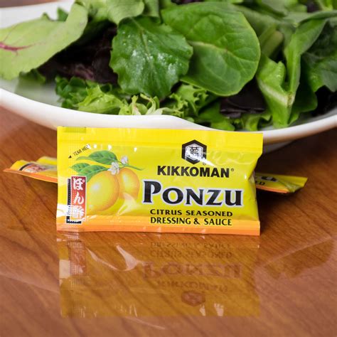 Kikkoman Ponzu Citrus Seasoned Dressing And Sauce 500 6 Ml Packets