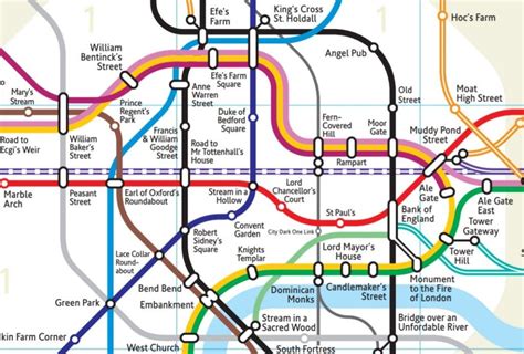 Tube Station Names Map Shows The Origin Of Every Station Name