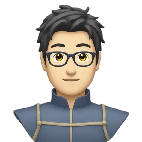 Gojo Satoru With Blind Fold Anime Character Ai Emoji Generator