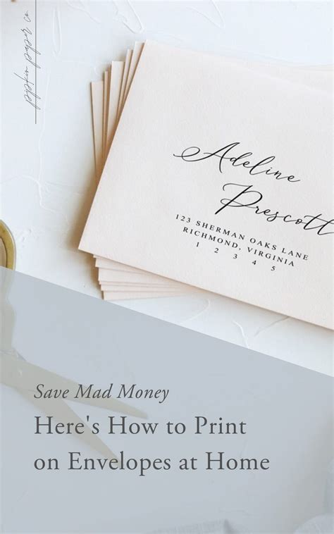 How To Print Envelopes The Easy Way Pipkin Paper Company