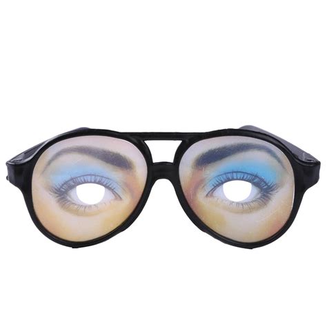1 pair of glasses portable novelty hilarious disguise eyeglasses funny glasses party eyewear for