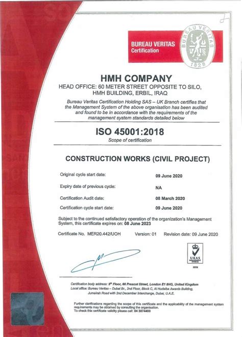 ISO 45001:2018 - HMH Group