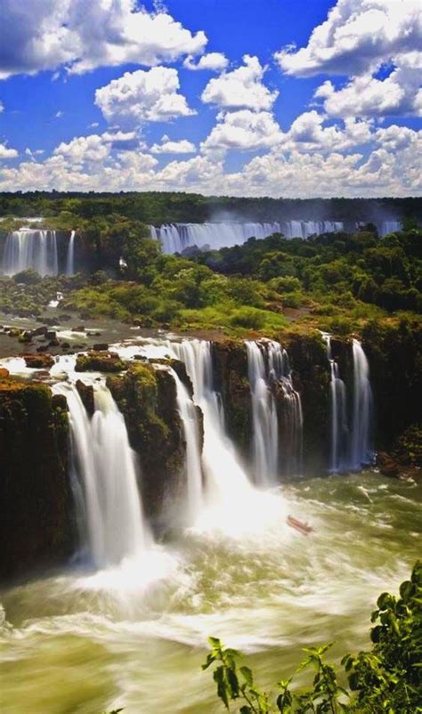 Iguazu Fallsargentina~brazil Lugares Maravillosos Cascadas