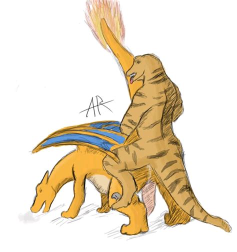 rule 34 charizard color feral fire interspecies male male only multiple males nintendo nude