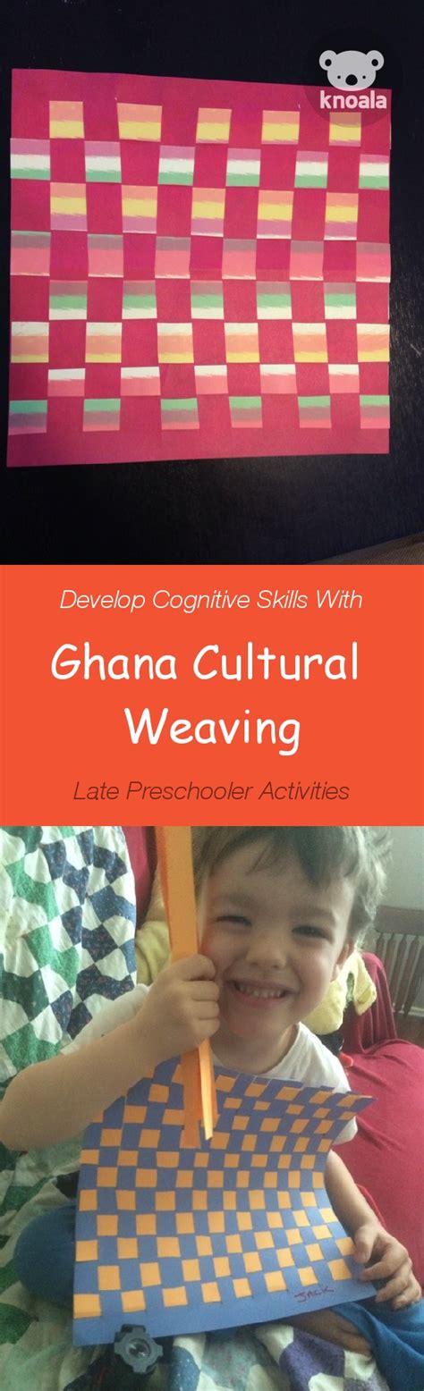 First steps towards coding for preschoolers: #Knoala Late Preschooler activity 'Ghana Cultural Weaving ...