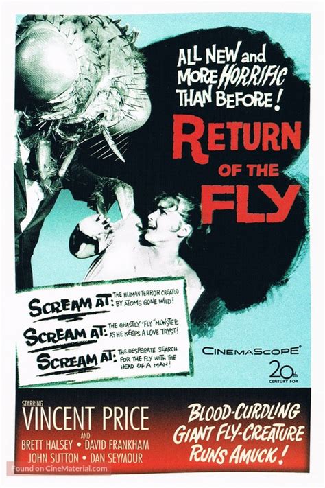 Return Of The Fly 1959 Movie Poster
