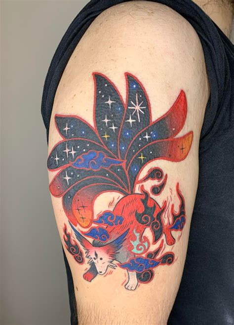 My Nine Tailed Fox Tattoo From Chotattooer In San Francisco Ca At