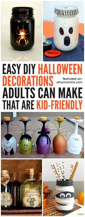 Easy Diy Halloween Decorations Adults Can Make That Are Kid Friendly
