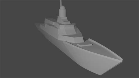 3d Print Model Warship Cgtrader