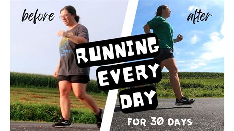 Final Results Of Running One Mile Every Day For 30 Days Before And