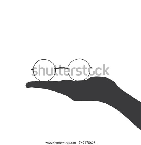 Hand Holding Glasses Vector Illustration Design Stock Vector Royalty Free 769170628 Shutterstock