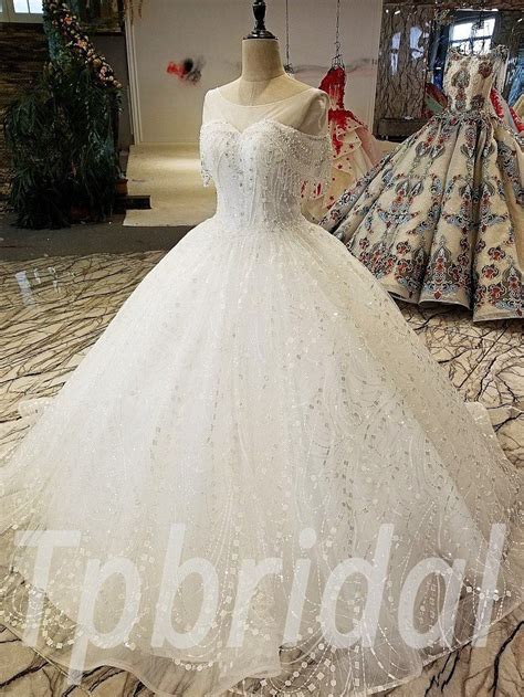 Check spelling or type a new query. Ball Gown Wedding Dress With Bling Off Shoulder Ivory ...