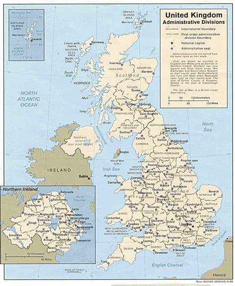 Mapa De Divisiones Administrativas Del Reino Unido Mapa Owje