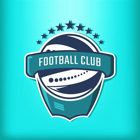 Simple Elegant Football Logo Design Template 12318959 Vector Art At