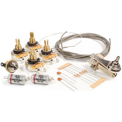 Electrical schemes for electric guitars. Guitar Wiring Upgrade Kit - Mod® Electronics, ES-335 ...