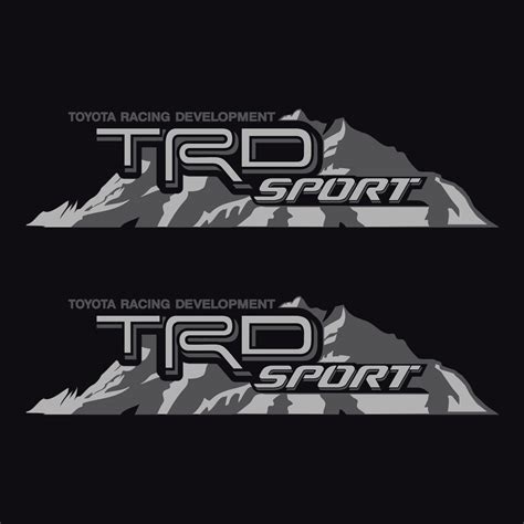 Toyota Racing Development Trd Sport Mountain Decals Decal County