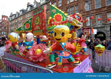 Chinese Festival Float London Editorial Image Image Of Outdoors