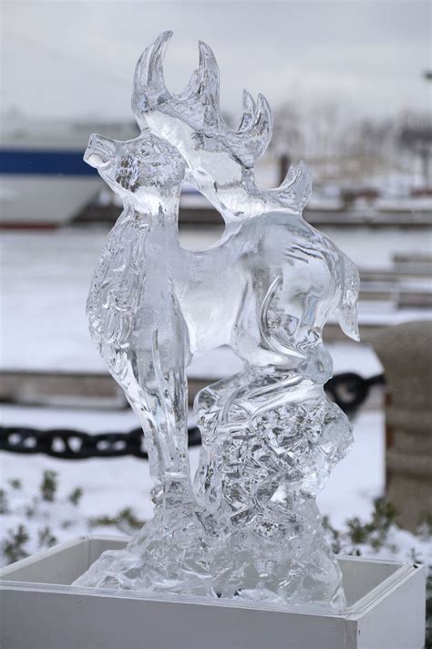 Dozens Of Ice Sculptures On Display At The North Coast Harbor Ice Fest