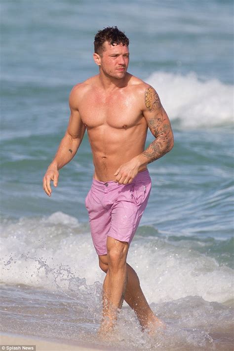 Ryan Phillippe Shows Off His Ripped Torso As He Hits The Beach In Miami