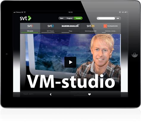 SVT börjar sända live via webben idag. | iPhonesajten.se