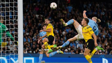 Man City Borussia Dortmund Haaland Obviously Nets Winner As City Come From Behind Flipboard
