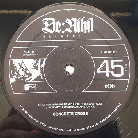 Concrete Cross – Concrete Cross (European Version) – A Digger's Tale