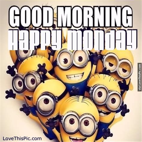 Good Morning Happy Monday Minions Pictures Photos And Images For