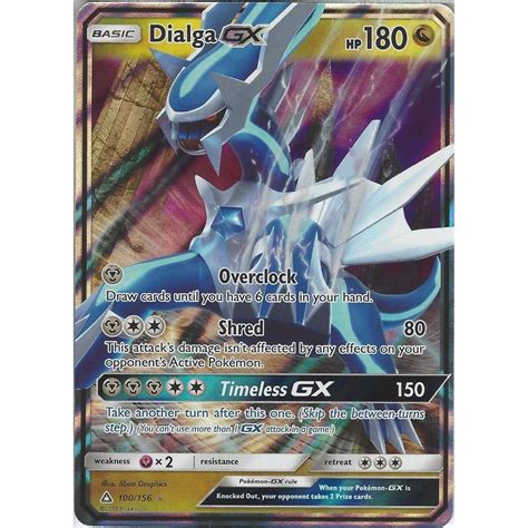 thanks wcplays for 100 pokemon cards. Pokemon Trading Card Game Pokemon SM-5 Ultra Prism Card: Dialga GX - 100/156 - Ultra Rare Holo ...