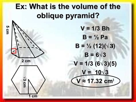 12 5 Volumes Of Pyramids And Cones