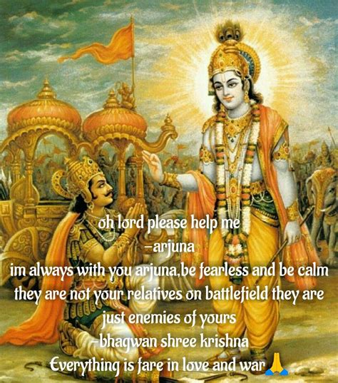 Bhagwat Gita Quotes Bhagwankrishna Mahabharat Arjuna Lordkrishna