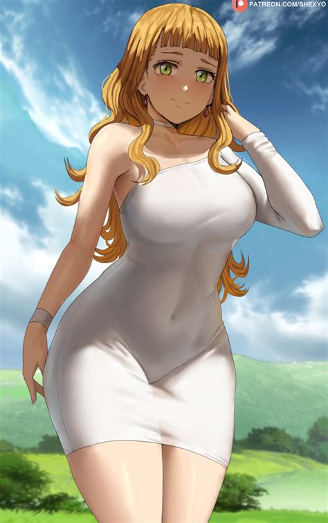 Shexyo Mimosa Vermillion Black Clover Commentary Highres 1girl