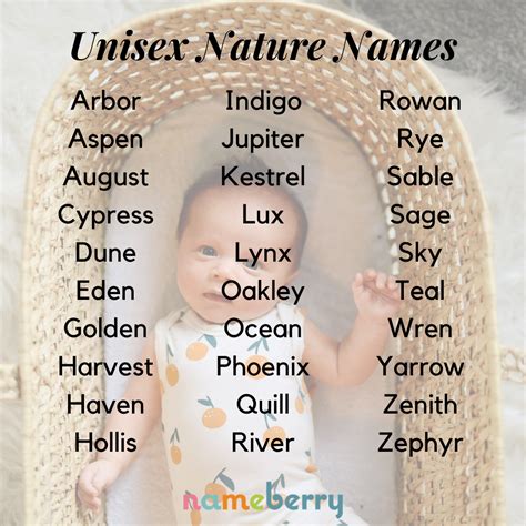 The Coolest Unisex Nature Names In Name Inspiration Names Cool Baby Names
