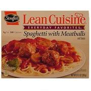 We only request your email address so that the person you are. Photo of Lean Cuisine Spaghetti with Meatballs, in a Hearty Tomato Sauce