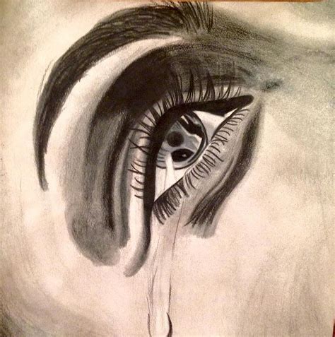 Tears Of Sorrow Drawing By Eleni Pessemier Fine Art America