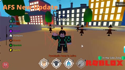 Checking Out The New Anime Fighting Simulator Update Roblox Afs