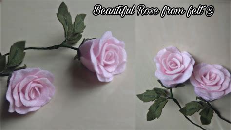 Cara Membuat Bunga Mawar Dari Flanel Mirip Seperti Aslinya Youtube
