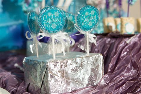 Frozen Lollipops Frozen Lollipops Blue Snowflake Lollipops Etsy