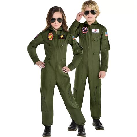 Maverick Flight Suit Costume For Kids Top Gun 2 Party City