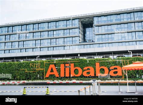 File A Logo Of Alibaba Is Pictured At The Headquarters Of Chinese E