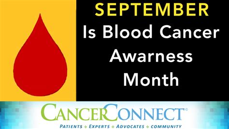 September Is National Blood Cancer Awareness Month A Womans Health