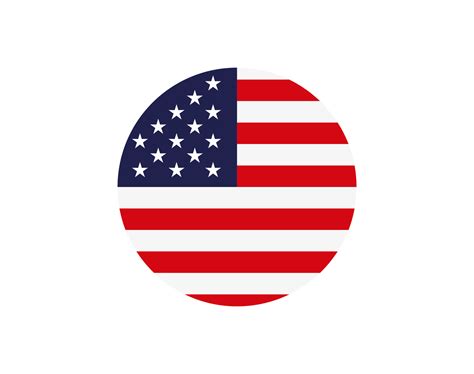 American Flag Circle Vector Art Icons And Graphics For Free Download