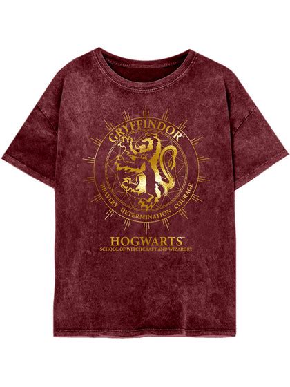 Harry Potter Gryffindor Constellations Womens Acid Wash T Shirt Heromic