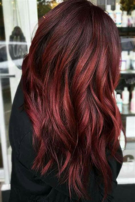 Pin By Valerie Du Toit On Cabelo Dark Red Hair Color Red Hair Color