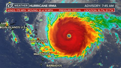 National Hurricane Center: Irma at 175 mph, extremely dangerous