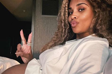 Pregnant Ciara Shows Off Her Growing Baby Bump Photo