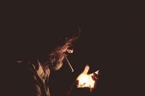 free photo smoking lighter dark cigarette tobacco cigar addiction hippopx