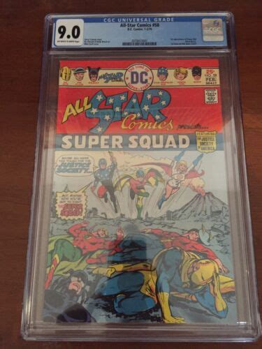 All Star Comics 58 Cgc 90 First Appearance Of Power