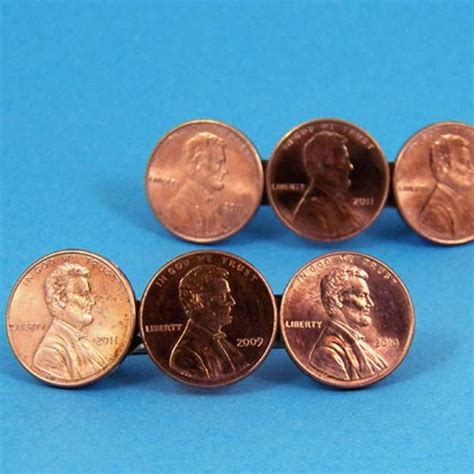 Cool Diys Made With Pennies And Coins Make Coin Barrettes Penny
