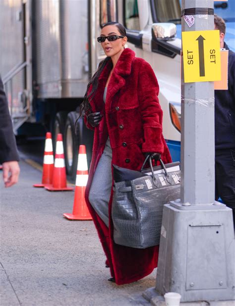 kim kardashian arrives on the set of american horror story in new york 12 01 2023 hawtcelebs